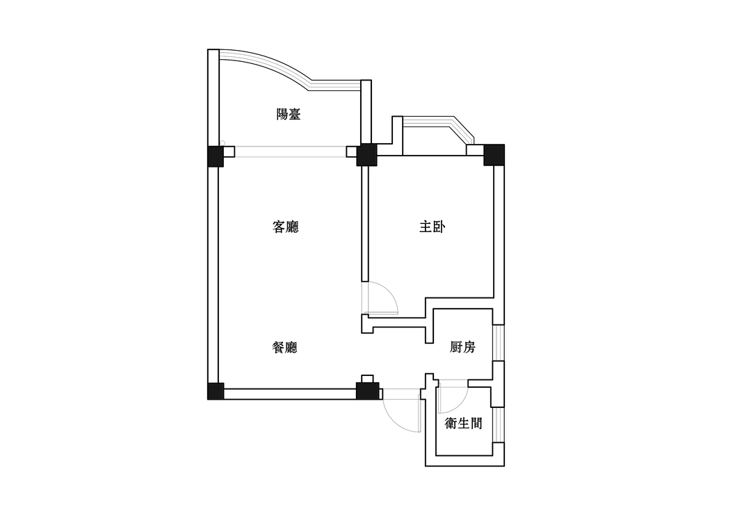 46平简约现代简约一室住宅公寓装修案例_小户型空间共享最大化---46㎡IT男的独居生活_太平洋家居网