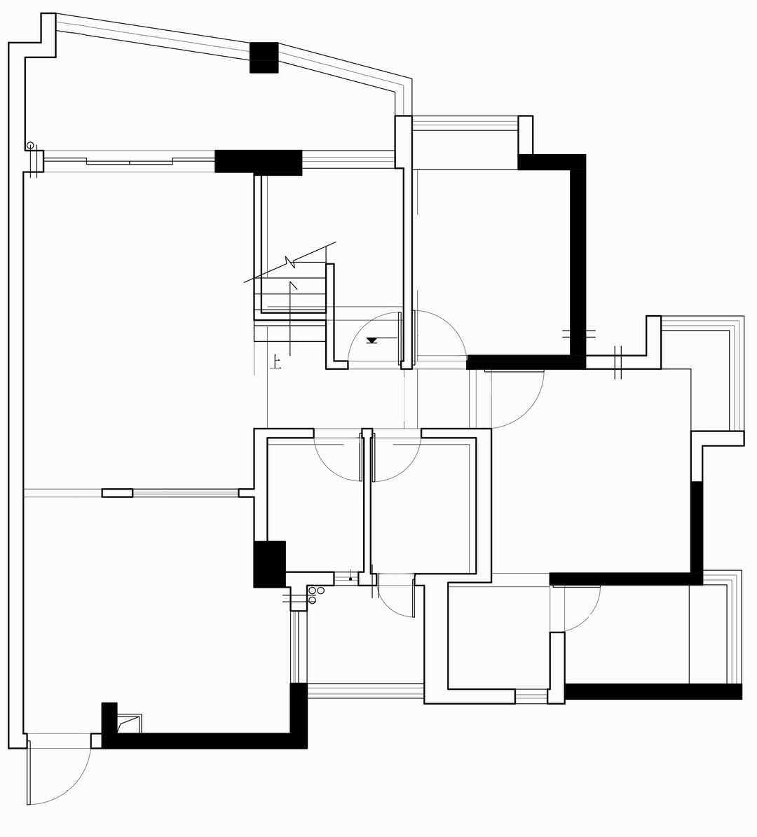 230平现代简约原木复式住宅公寓装修案例