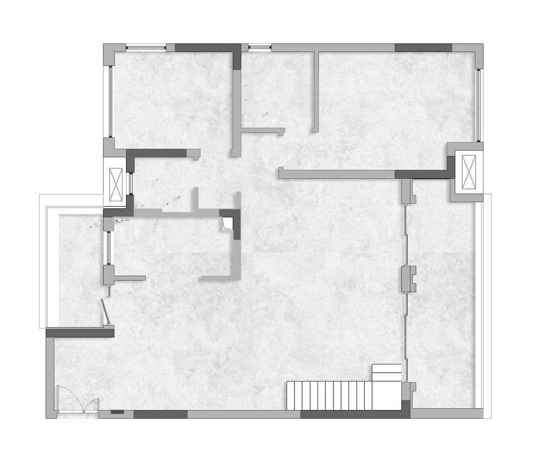 189平现代简约复式住宅公寓装修案例