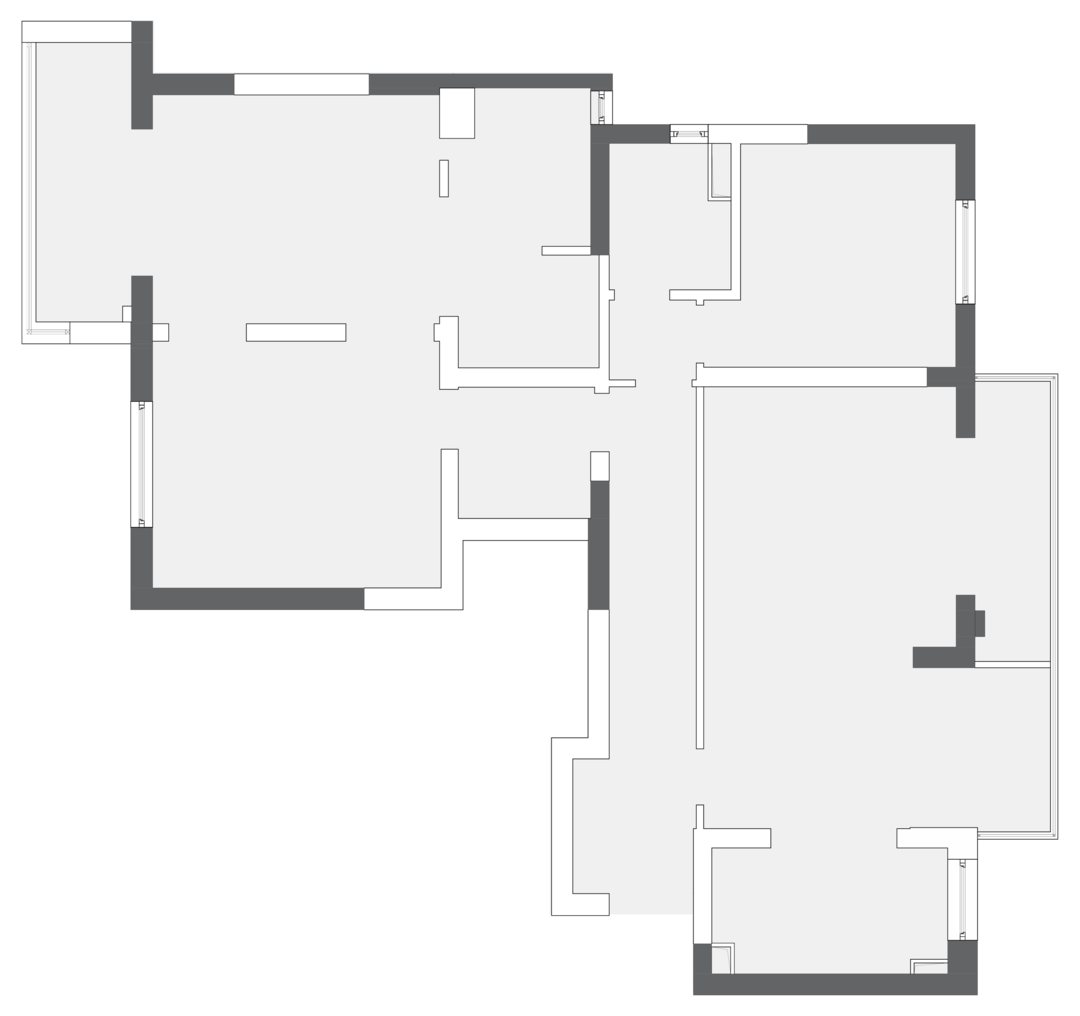 121平欧式混搭法式三室住宅公寓装修案例