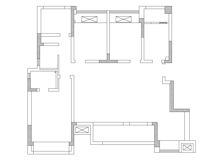 137平法式四室住宅公寓装修案例