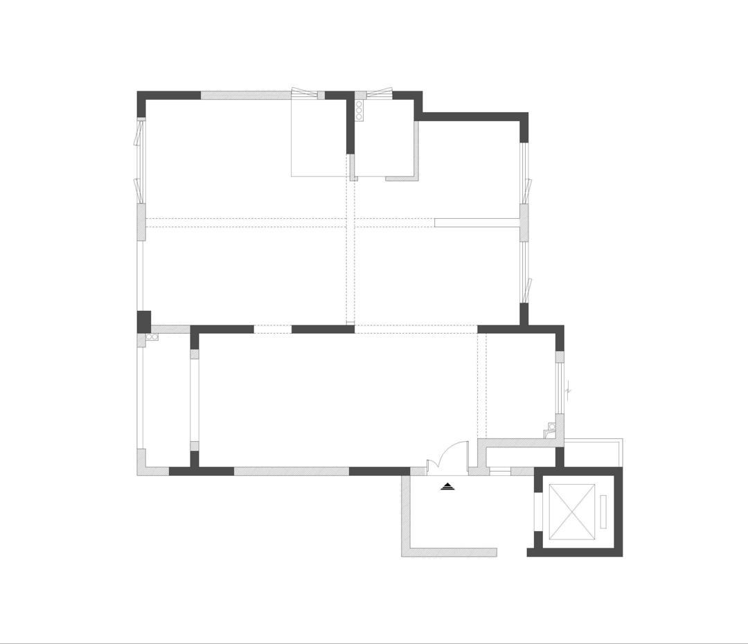 120平现代新中式三室住宅公寓装修案例