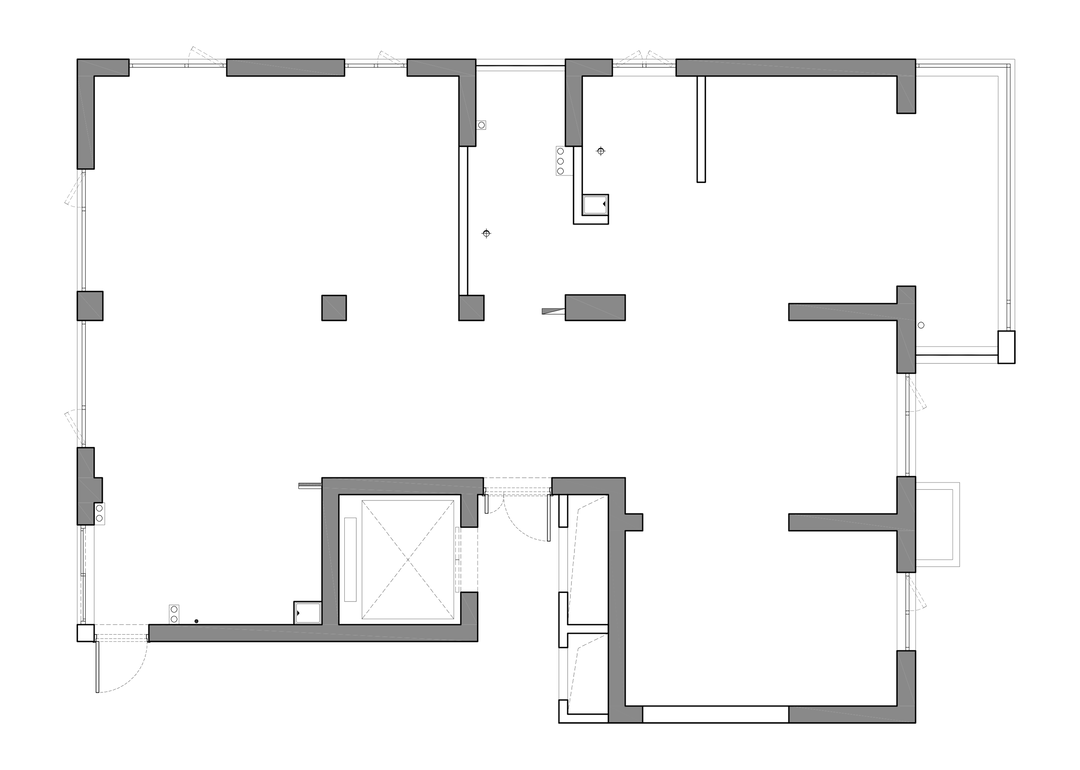 144平现代三室住宅公寓装修案例