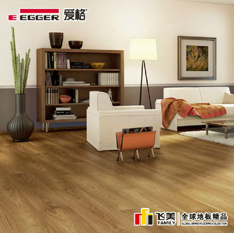 地板 爱格 强化 复合木地板 精致胡桃