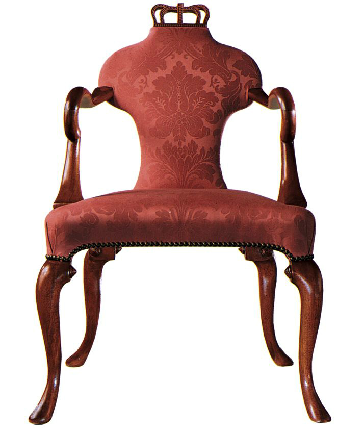 Baker Queen Anne Arm Chair#5139