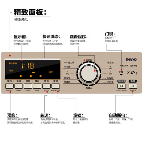 Sanyo/ϴ»XQG70-F7130WZ