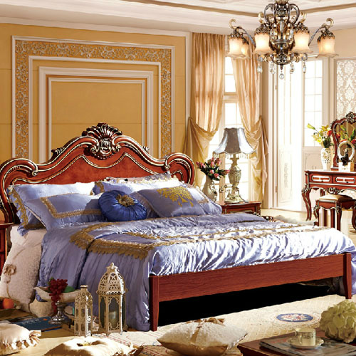 古典欧式风格法莉娜实木床设计图赏