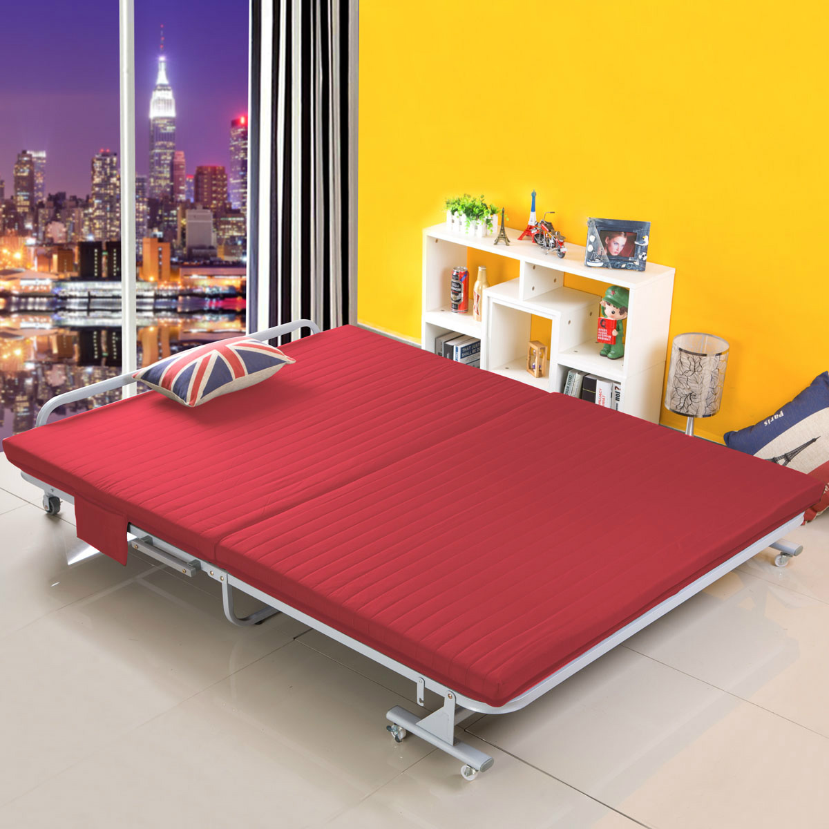 厂家直销折叠床单人木板海绵床简易沙发床办公室午休床成人午睡床-阿里巴巴