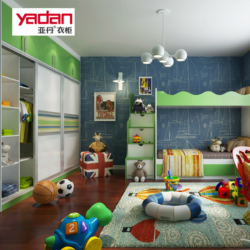 亚丹全屋家具定制儿童房YD2016-儿童房上下床1