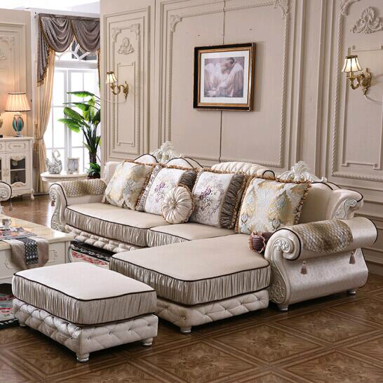 A家家具 欧式沙发 法式布艺沙发组合