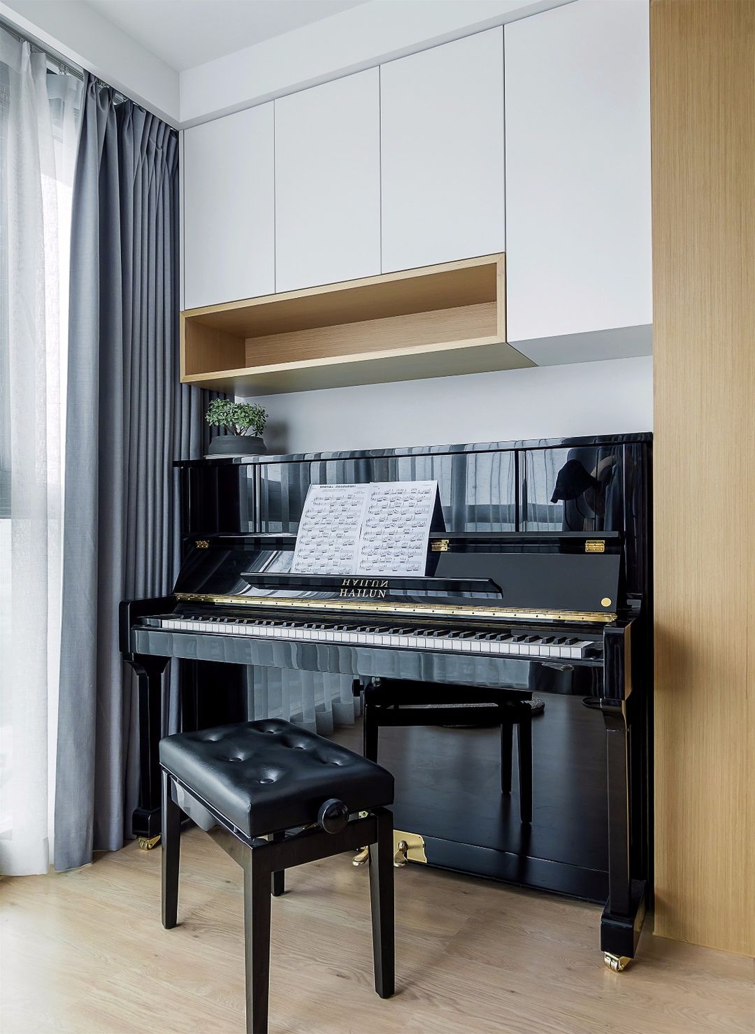 现代北欧风格轻奢风格钢琴房装修效果图图片素材-编号28969816-图行天下