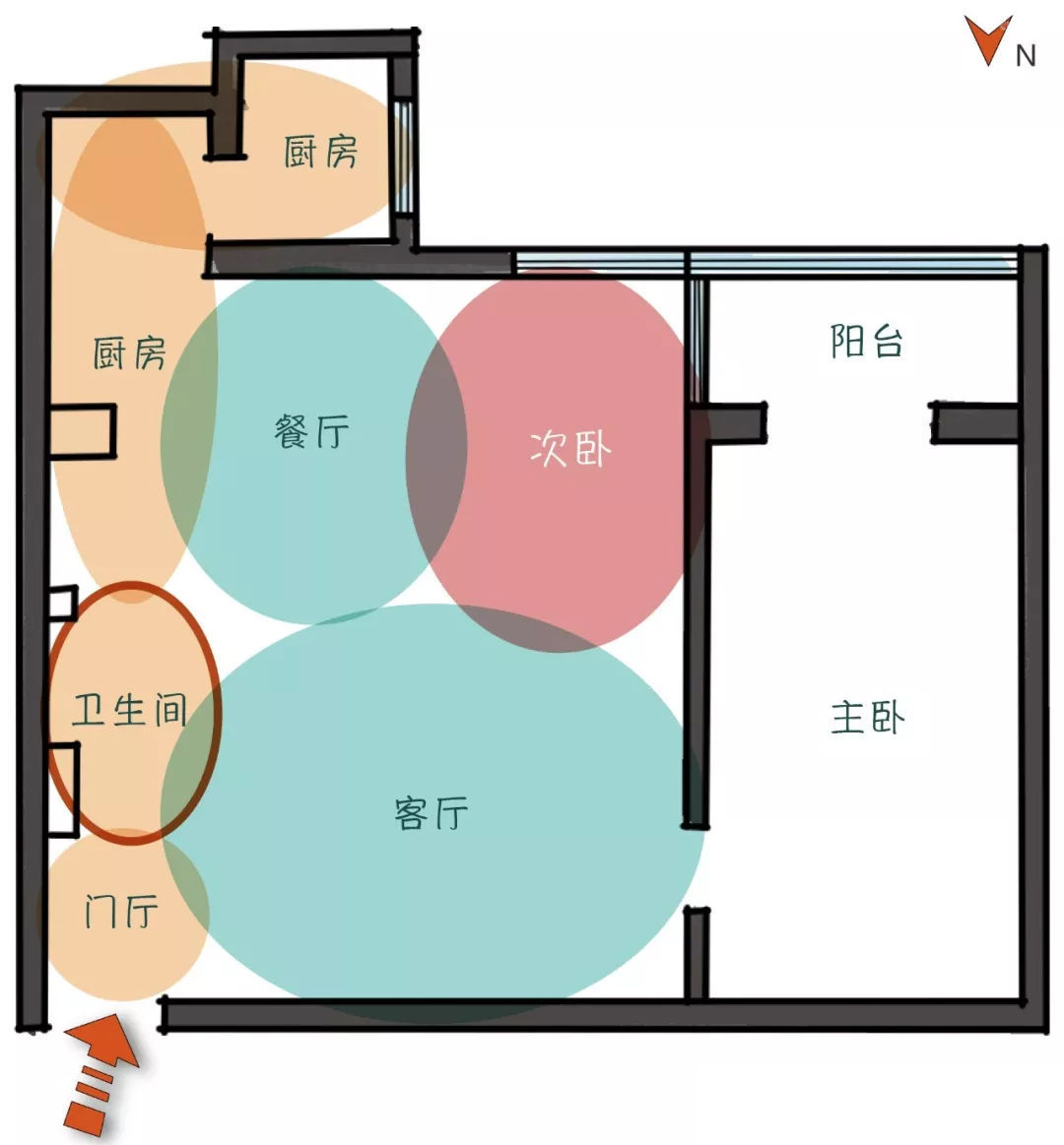 这个家温馨明快还有音节在跳动