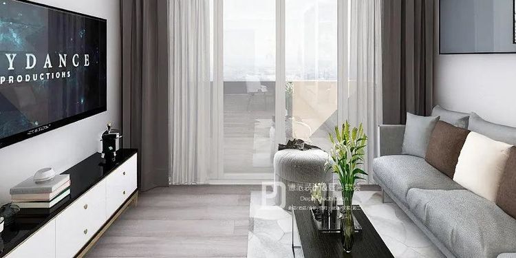 深圳北欧风公寓70㎡装修案例-效果图&软装设计-德派装饰